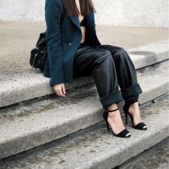 Vintage Pants - Express Boho Vintage Retro leather pants coachella